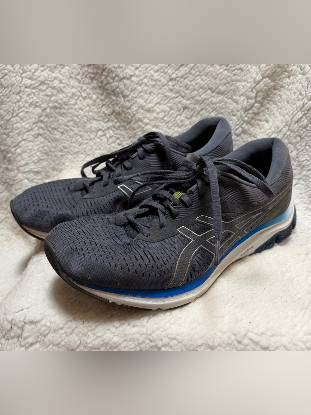 ASICS Men's Gel-Pulse 12 Running Shoes Sneakers Grey/Blue Size 11.5